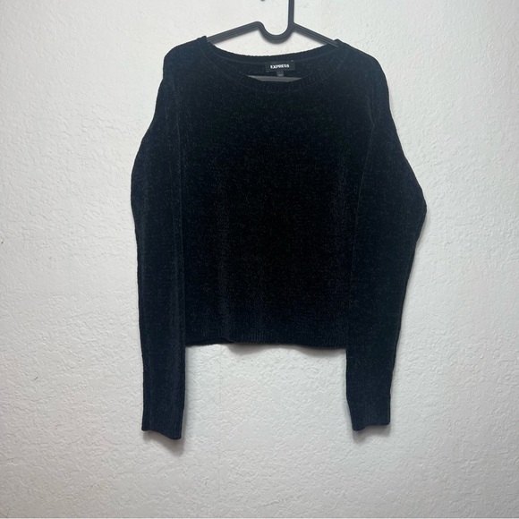 Express Boat Neck Long Sleeve Lightweight Knit Sweater - Picture 1 of 8